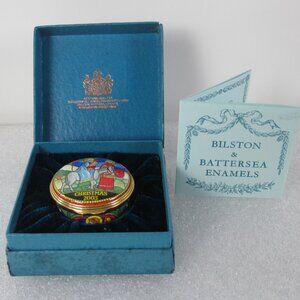 BILSTON & BATTERSEA 2003 ENAMEL CHRISTMAS BOX